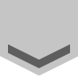 A minimalist icon with a downward arrow design, typically used to indicate downloading or opening a menu.